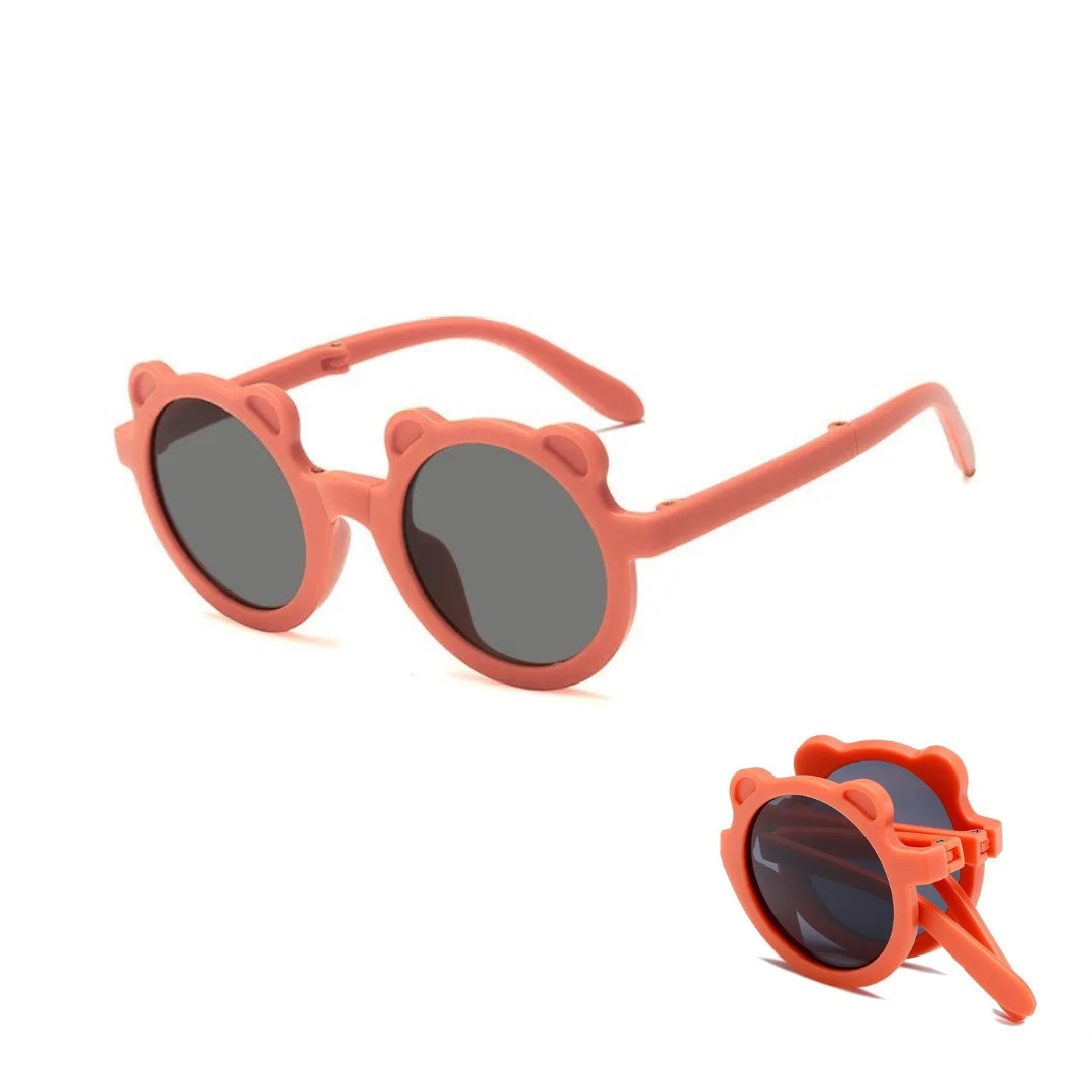 Lunettes de soleil bébé ours - Polarisées & pliables (0-3 ans)