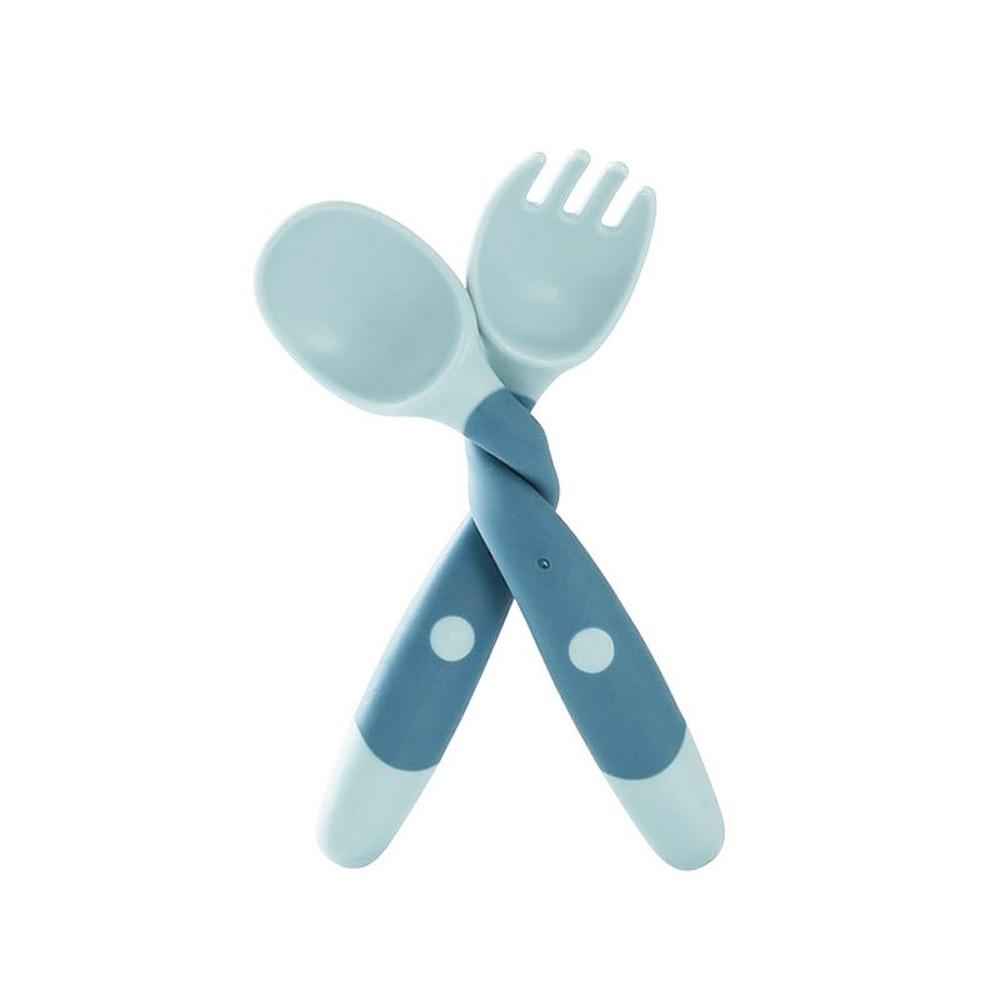 Fourchette & cuillère pliables - bébé apprend seul