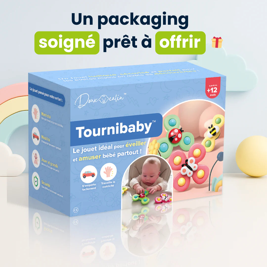 TourniBaby™ - Lot de 3 + Crabe interactif offert