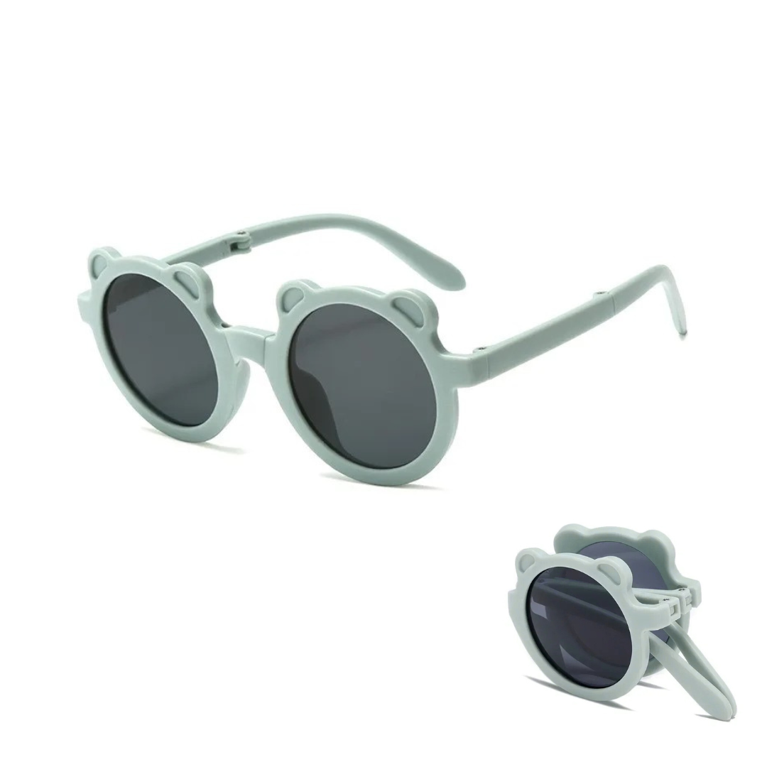 Lunettes de soleil bébé ours - Polarisées & pliables (0-3 ans)