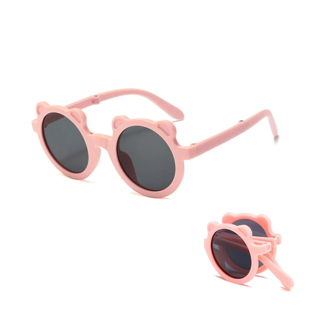 Lunettes de soleil bébé ours - Polarisées & pliables (0-3 ans)