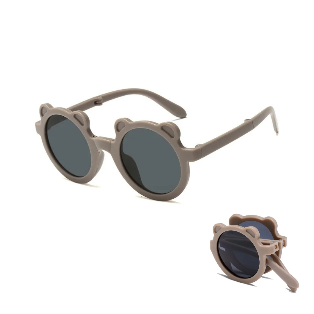 Lunettes de soleil bébé ours - Polarisées & pliables (0-3 ans)