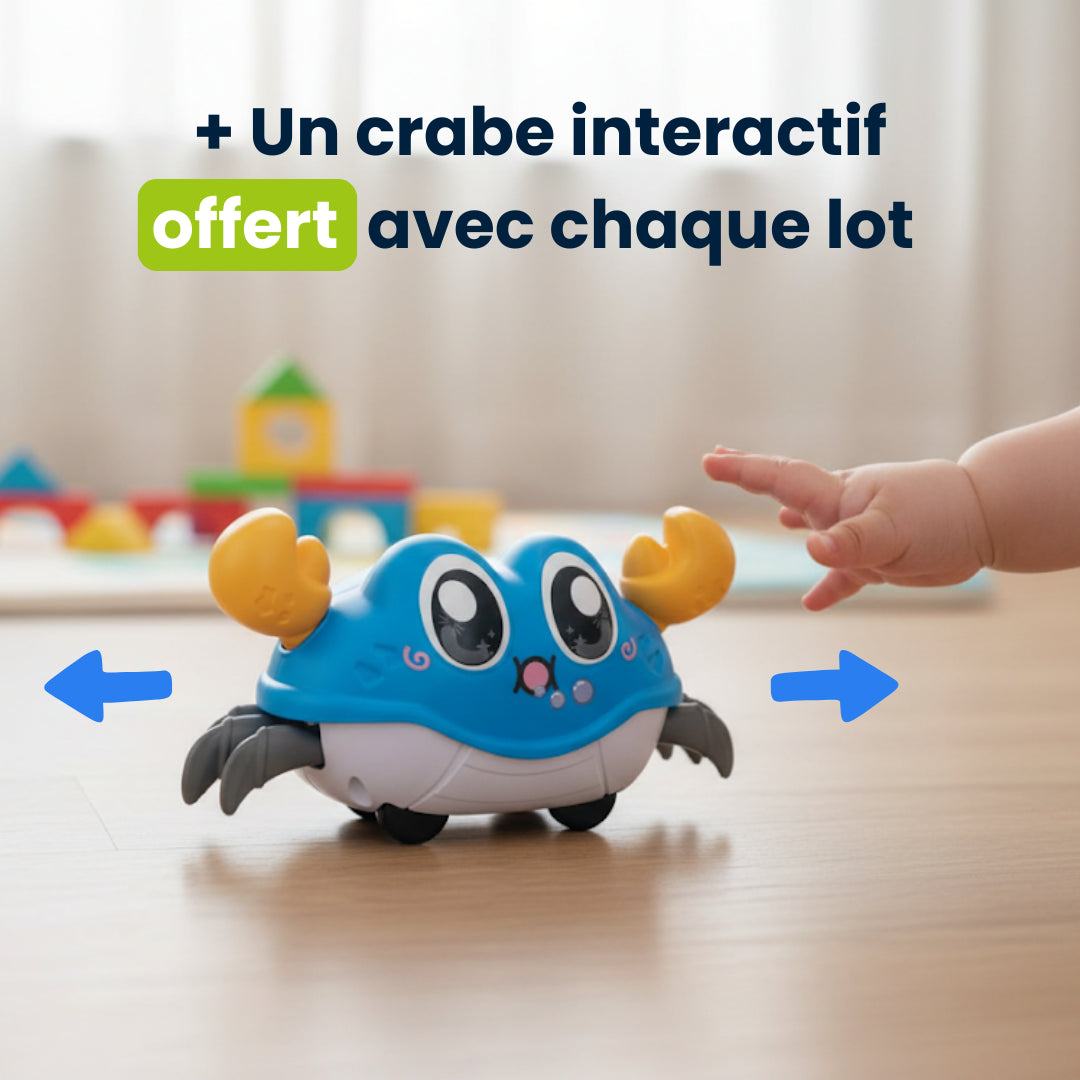 TourniBaby™ - Lot de 3 + Crabe interactif offert