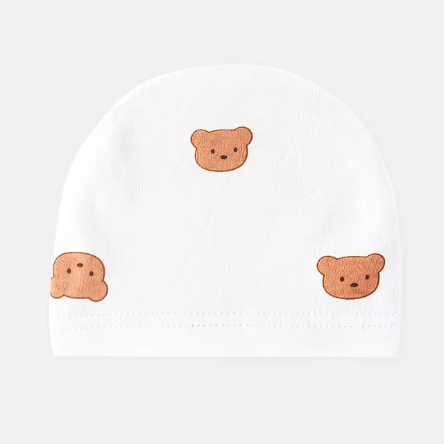 Bonnet nouveau né Ourson