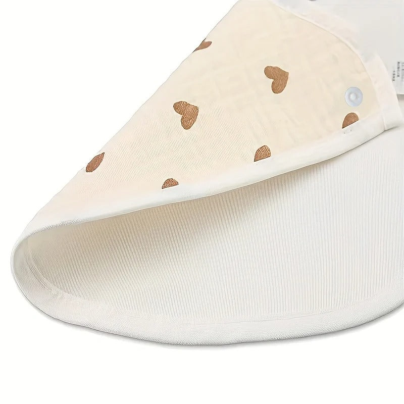 Bavoirs imperméables gaze de coton – lots de 2