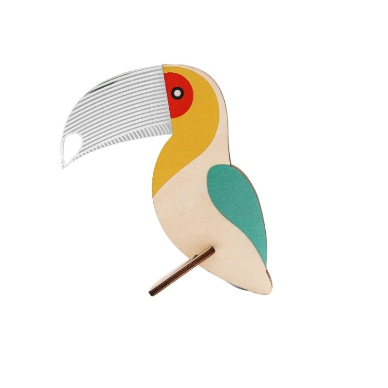 Veilleuse LED Toucan en bois