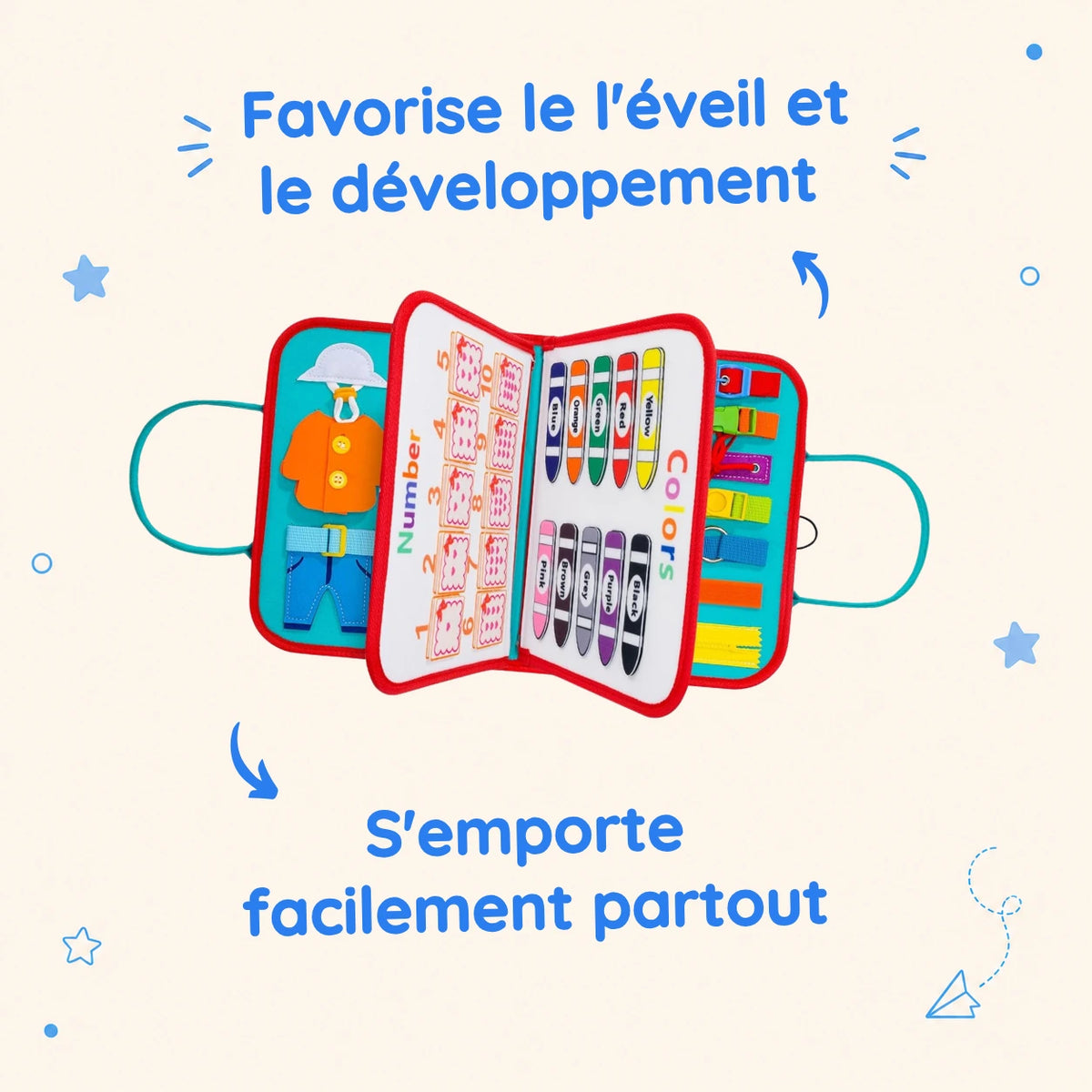 MontéMallette™ - kit d'éveil sensoriel Montessori