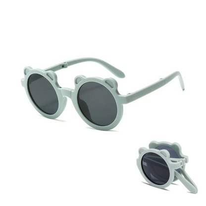 Lunettes de soleil bébé ours - Polarisées & pliables (0-3 ans)