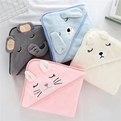 AniCape™ - Serviette cape de bain à capuche animale