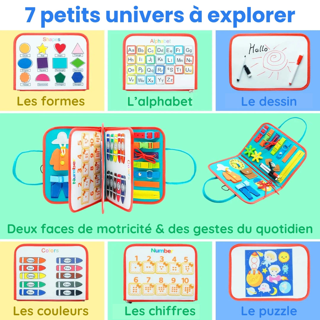 MontéMallette™ - kit d'éveil sensoriel Montessori