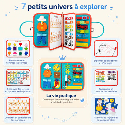 MontéMallette™ - kit d'éveil sensoriel Montessori