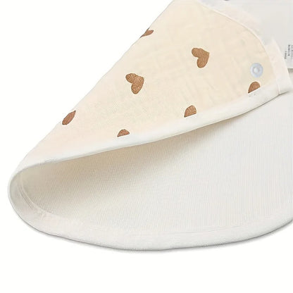 Bavoirs imperméables gaze de coton – lots de 2