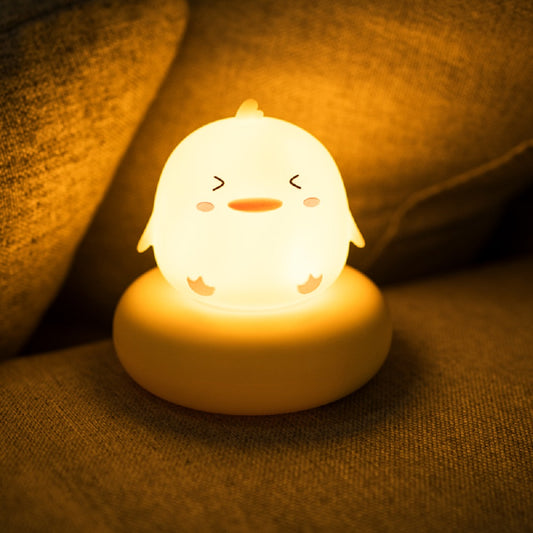 Petite veilleuse Émile le Poussin jaune