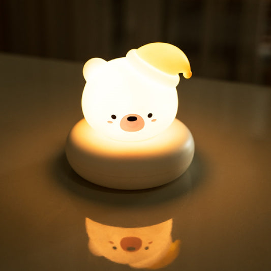 Petite veilleuse César l'Ours blanc