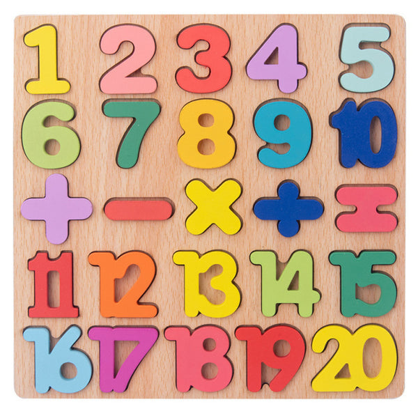 Puzzle numéro Montessori - Apprentissage des chiffres