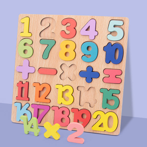 Puzzle numéro Montessori - Apprentissage des chiffres